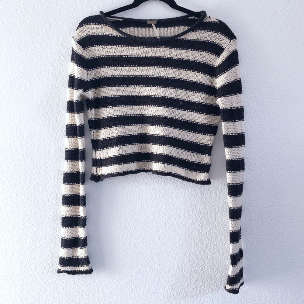 Free People | knitted crop sweater